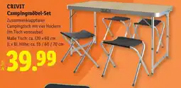 Lidl Crivit campingmöbel-set Angebot