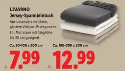 Lidl Livarno jersey-spannleintuch Angebot