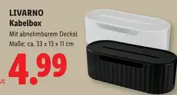 Lidl Livarno kabelbox Angebot