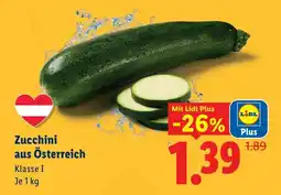 Lidl Zucchini aus österreich Angebot