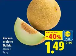 Lidl Zucker- melone galkia Angebot
