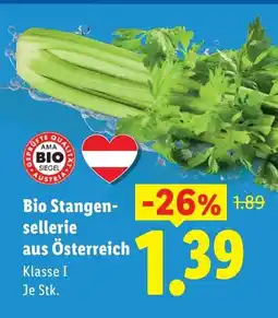 Lidl Bio stangen sellerie aus österreich Angebot