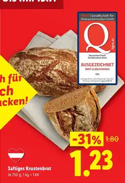 Lidl Saftiges krustenbrot Angebot