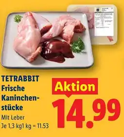 Lidl Tetrabbit frische kaninchen stücke Angebot