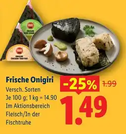 Lidl Frische Onigiri Angebot