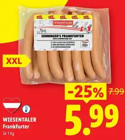 Lidl Wiesentaler frankfurter Angebot