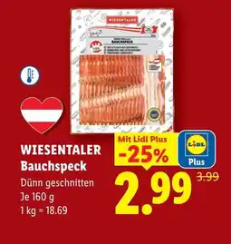 Lidl Wiesentaler bauchspeck Angebot