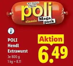 Lidl Poli hendl extrawurst Angebot