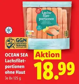 Lidl Ocean sea aktion lachsfilet- portionen ohne haut Angebot