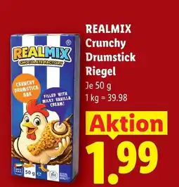 Lidl Realmix crunchy drumstick riegel Angebot