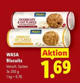 Lidl Wasa biscuits Angebot