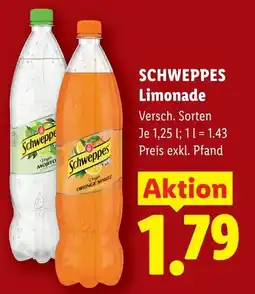 Lidl Schweppes limonade Angebot