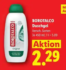 Lidl Borotalco duschgel Angebot