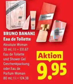 Lidl Bruno banani eau de toilette Angebot