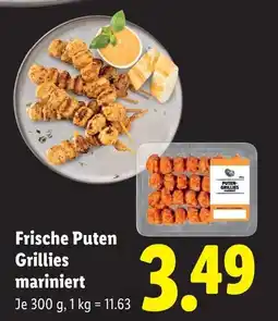 Lidl Frische puten grillies mariniert Angebot