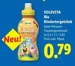 Lidl Solevita bio kindertergetränk Angebot