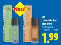 Lidl W5 lufterfrischer stäbchen Angebot