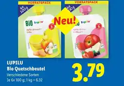 Lidl Lupilu bio quetschbeutel Angebot