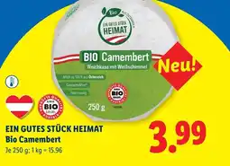 Lidl Ein gutes stück heimat bio camembert Angebot