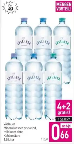 Sutterlüty Vöslauer mineralwasser prickelnd mild oder ohne kohlensäure Angebot
