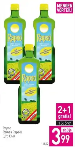 Sutterlüty Rapso reines rapsöl Angebot