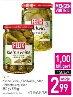 Sutterlüty Felix kleine feine-, sandwich-, oder höllenfeuergurken Angebot