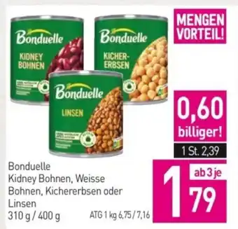 Sutterlüty Bonduelle kidney bohnen, weisse bohnen, kichererbsen oder linsen Angebot