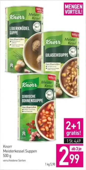 Sutterlüty Knorr MeisterKessel suppen Angebot