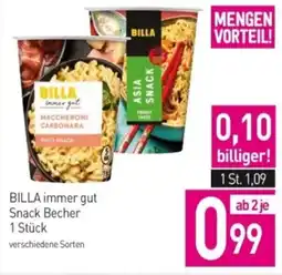Sutterlüty Billa immer gut snack becher Angebot