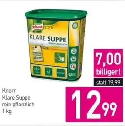 Sutterlüty Knorr klare suppe rein pflanzlich Angebot