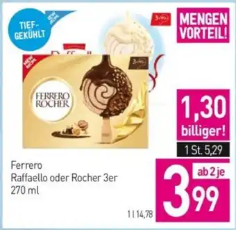 Sutterlüty FERRERO Raffaello oder Rocher 3er Angebot
