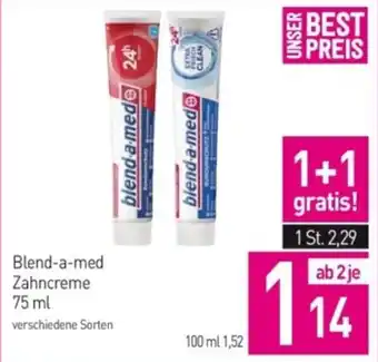 Sutterlüty Blend-a-med Zahncreme Angebot