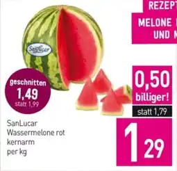 Sutterlüty SanLucar Wassermelone rot kernarm Angebot