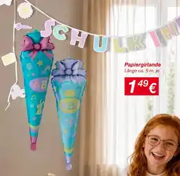 KiK Papiergirlande Angebot