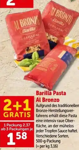 Interspar Barilla Pasta Al Bronzo Angebot