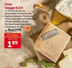 Interspar Ciresa Taleggio D.O.P. Angebot