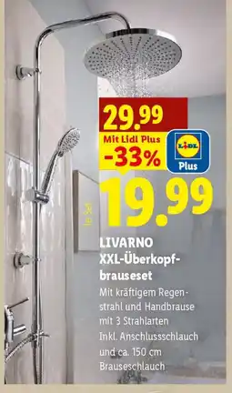 Lidl Livarno xxl-überkopf- brauseset Angebot