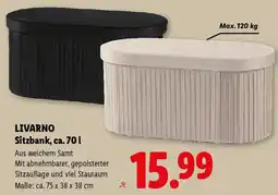 Lidl Livarno sitzbank Angebot