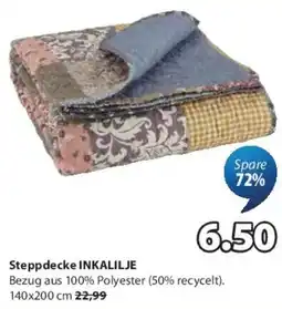 JYSK Steppdecke inkalilje Angebot