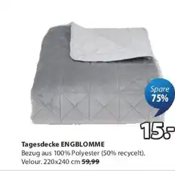 JYSK Tagesdecke engblomme Angebot