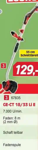 Zgonc GE-CT 18/33 Li E Angebot