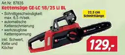 Zgonc Art.nr. 87835 kettensäge ge-lc 18/25 li bl Angebot