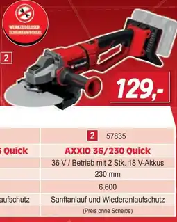 Zgonc AXXIO 36/230 Quick Angebot