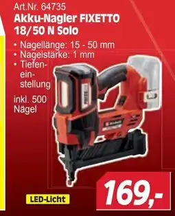 Zgonc Art.nr. 64735 akku-nagler fixetto 18/50 n solo Angebot