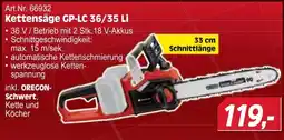 Zgonc Art.Nr. 66932 Kettensäge GP-LC 36/35 Li Angebot