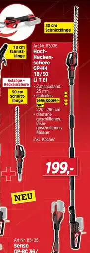 Zgonc Art.Nr. 83035 Hoch- Hecken- schere GP-HH 18/50 LT BỊ Angebot