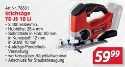Zgonc Art.Nr. 78831 Stichsäge TE-JS 18 Li Angebot