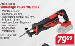 Zgonc Art.Nr. 56535 Säbelsäge TE-AP 18/26 Li Angebot