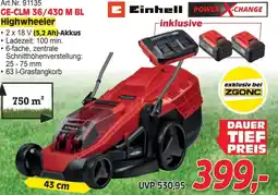 Zgonc Art.Nr. 91135 GE-CLM 36/430 M BL Highwheeler Angebot