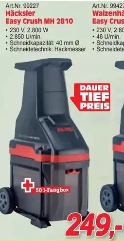 Zgonc Art.Nr. 99227 Häcksler Easy Crush MH 2810 Angebot